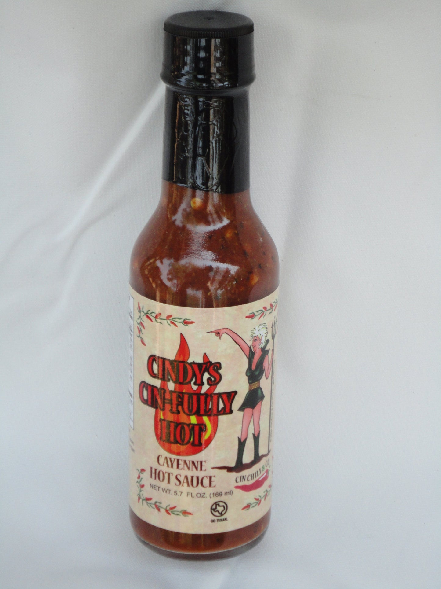 Cindy’s Cin-Fully Hot Hot Sauce – Bold & Fiery Gourmet Heat