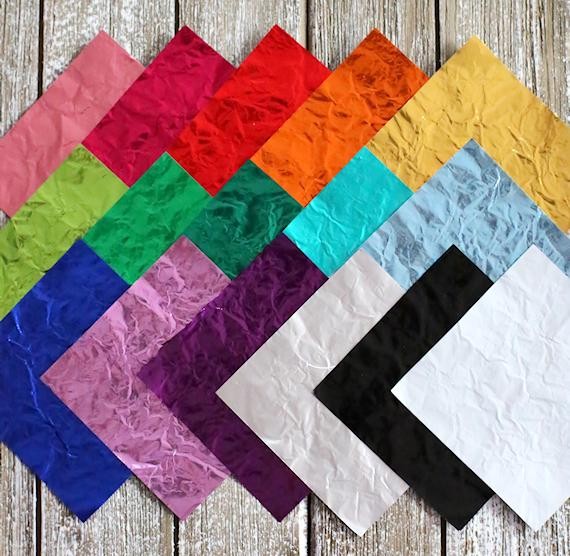 Envolturas de Caramelo de Papel de Aluminio Cuadradas - Varios Tamaños