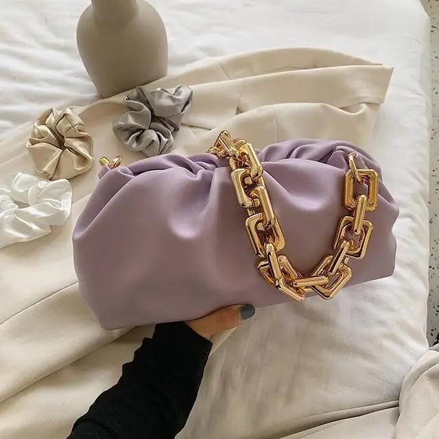 Bolso de Hombro de Diseño para Mujeres de Cuero Suave Premium