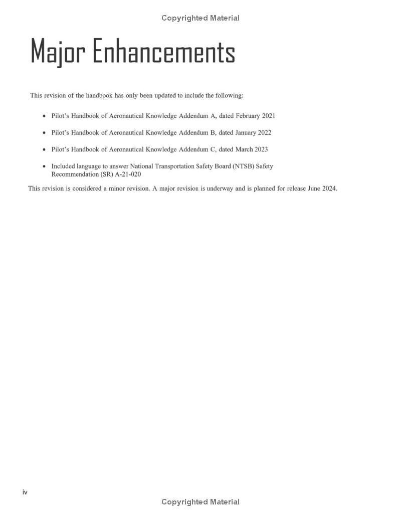 2023 Comprehensive Pilot's Handbook of Aeronautical Knowledge (Spiral Bound, Color Edition) - Korvel