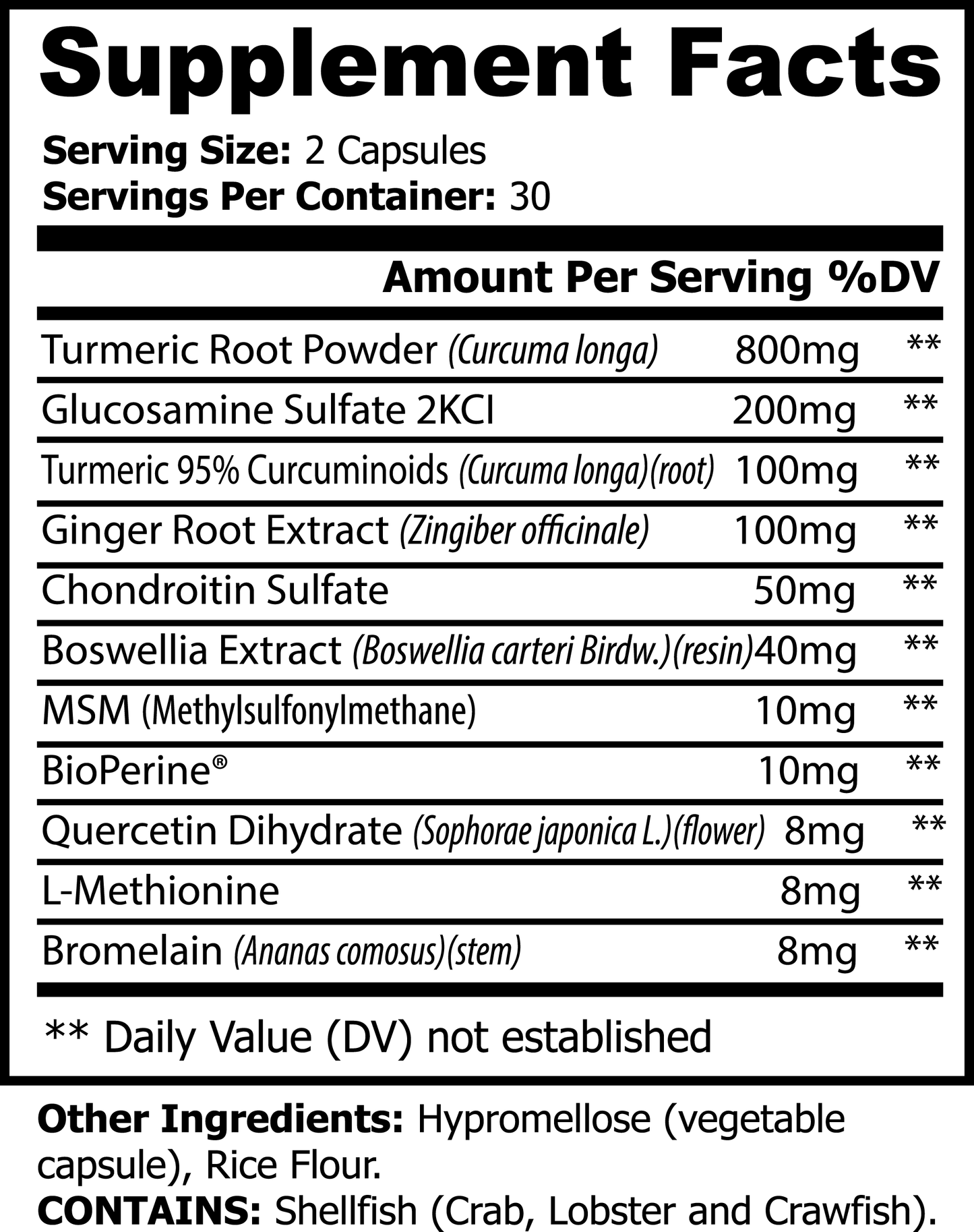 Supplément de Curcuma Premium Platinum