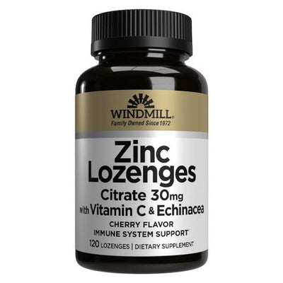 Cherry Zinc Lozenges 30mg - 120 Count
