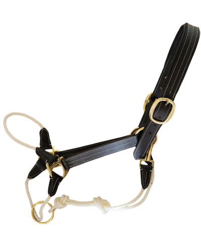 Premium Leather Lariat Hybrid Halter - Korvel