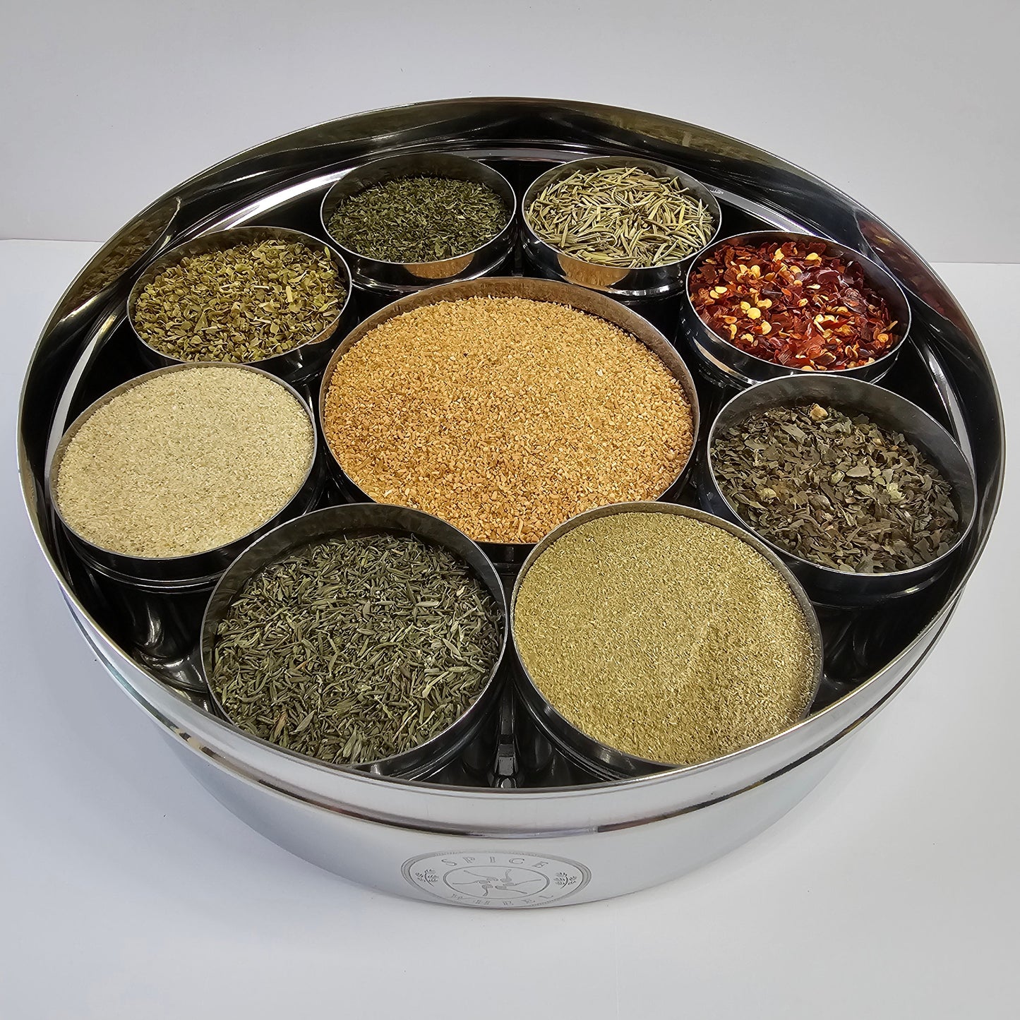 Roue d'épices italienne - Collection d'herbes et d'épices essentielles