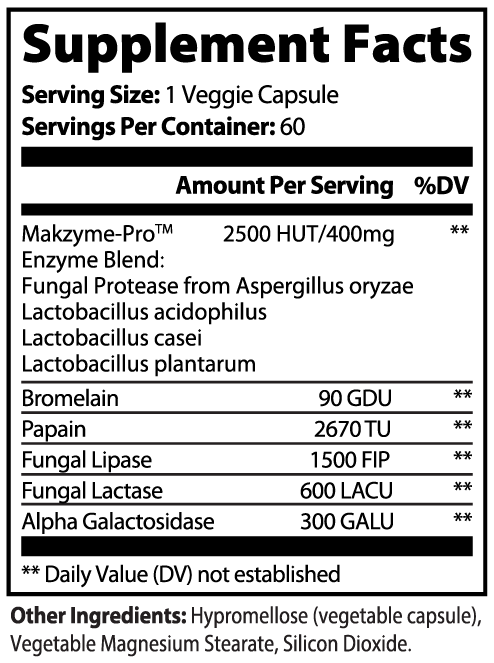 Premium Digestive Enzyme Pro Blend