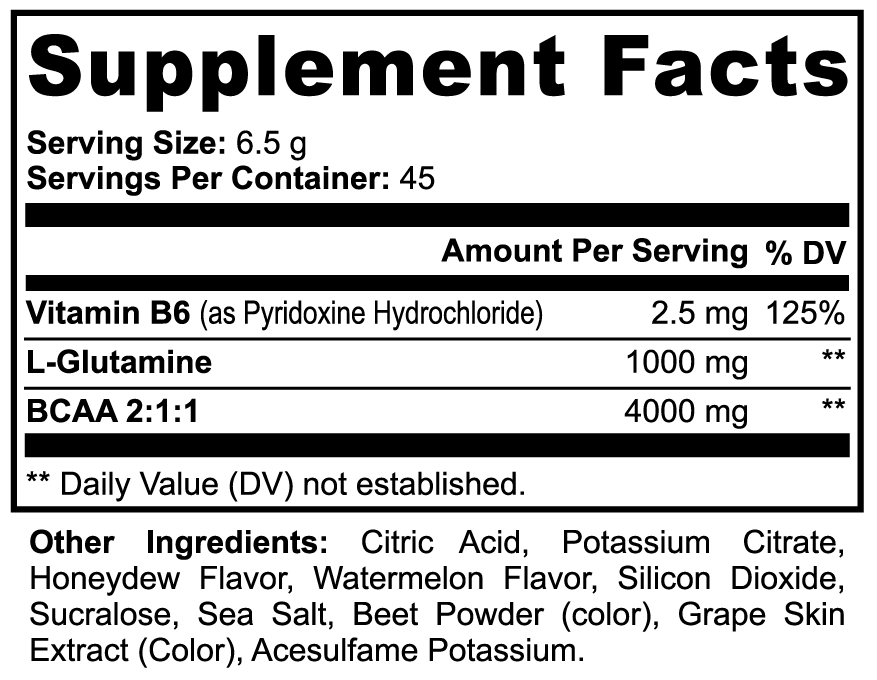 Premium BCAA Post Workout Powder - Made in the USA