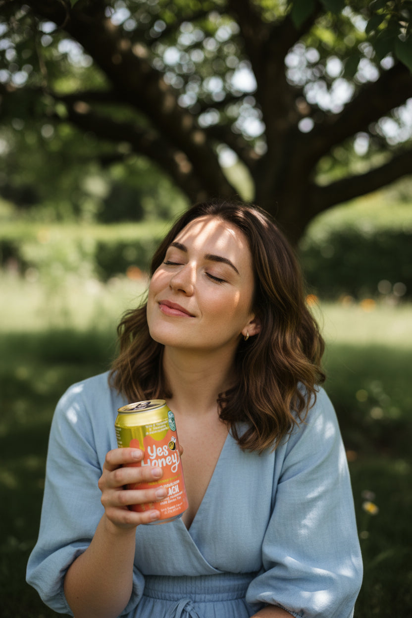 Bee Vitalized Sparkling Honey Sweetened Peach Tea - Korvel