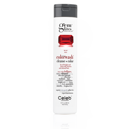 Celeb Luxury Gem Lites Colorwash Ruby Shampoo 8.25 Oz