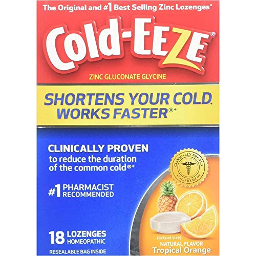 Pastilles Cold Eeze - Saveur Orange Tropicale