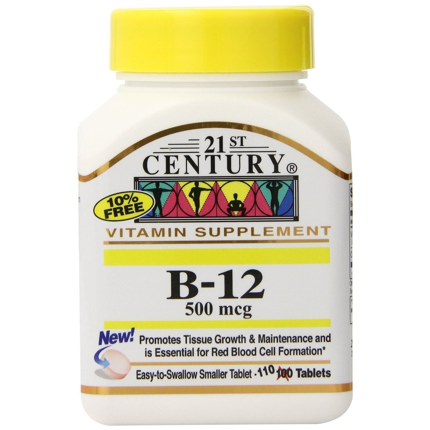 Vitamina B12 del Siglo XXI 500 Mcg - 110 Tabletas