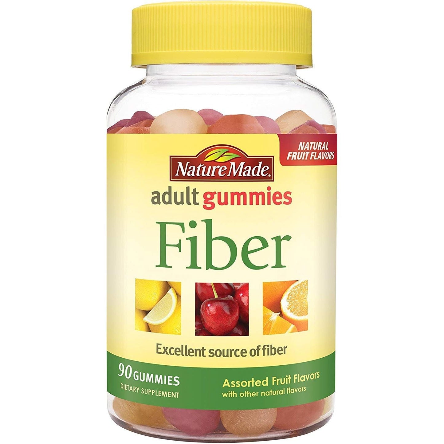 Nature Made Fiber Adult Gummies - Assorted Fruit Flavor
