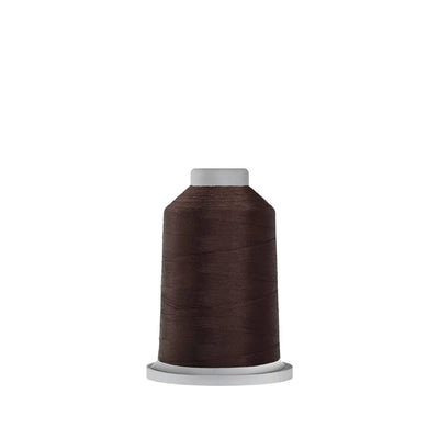 Hilo de poliéster Glide marrón oscuro 20476 - Carrete mini de 1,100 yardas