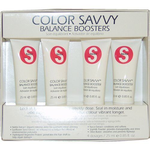 Tigi S Factor Color Savvy Balance Boosters - 4 x 25ml