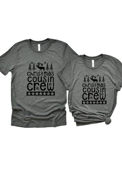 Christmas Cousin Crew Tee 2054 - Korvel