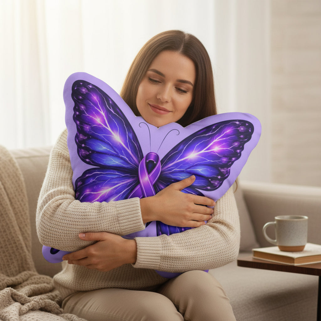 Almohada en Forma de Mariposa — Diseño de Alas Eléctricas
