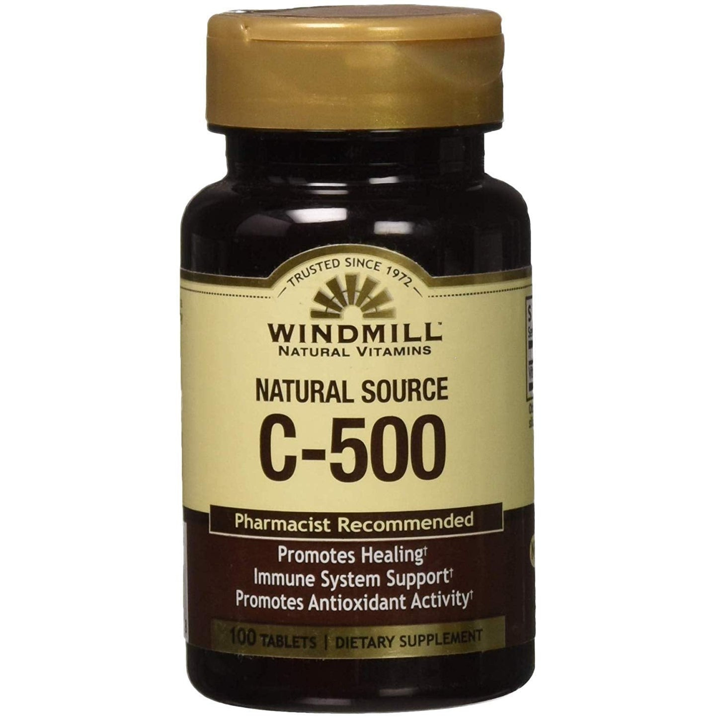 Tabletas de Vitamina C-500 de Windmill Natural Source