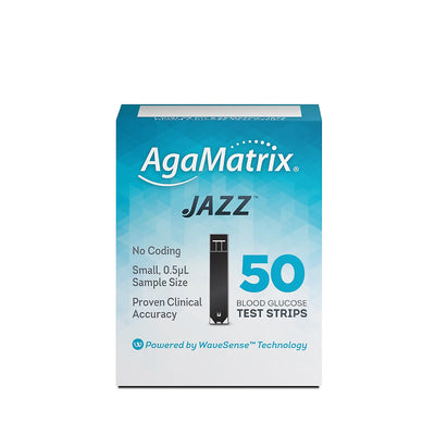 AgaMatrix Jazz Test Strips - 100 Count