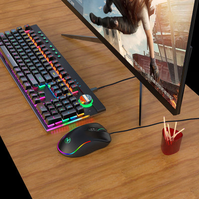 RGB Backlit Mechanical Keyboard and Mouse Set