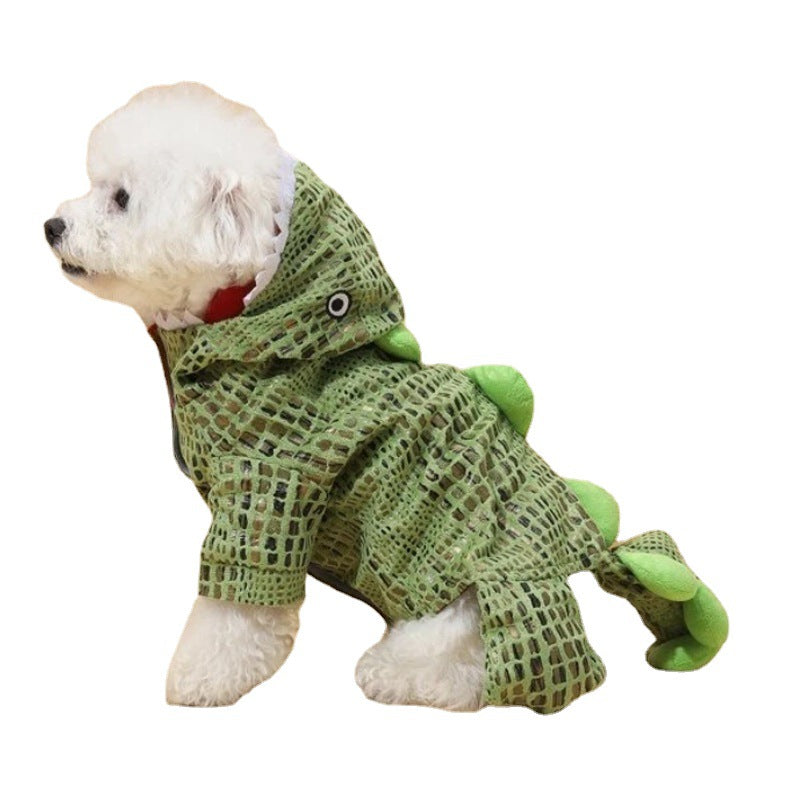 New Halloween Dog Crocodile Models Transforming Clothes Christmas Weird Pet Costumes Puppy Clothes - Korvel