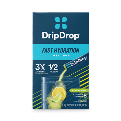 Mezcla de Bebida Electrolítica DripDrop Limón Lima