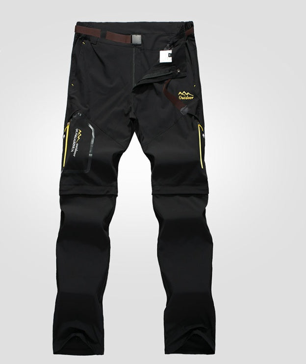 Pantalons de randonnée à séchage rapide avec shorts détachables