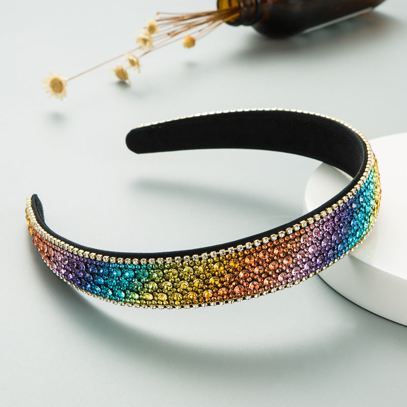 Premium Rhinestone Non-Slip Headband for Stylish Outings