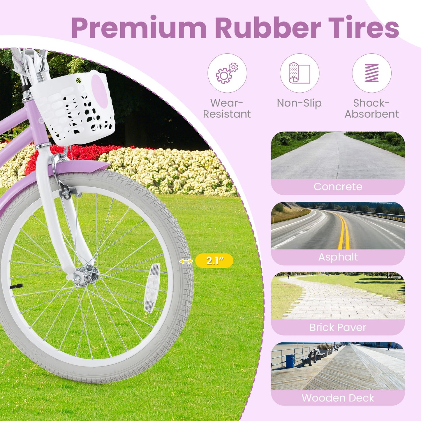 Bicicleta Ajustable para Niños de 20 Pulgadas con Sistema de Doble Freno
