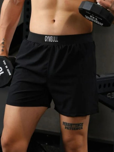 Men's Plus Size Elastic Waist Jogger Shorts