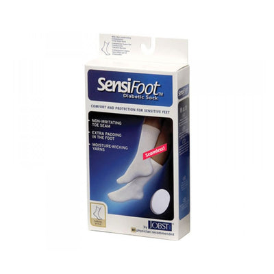 Calcetín Diabético Jobst Sensifoot Crew - Negro, Mediano