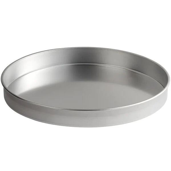 Premium Round Aluminum Cake Pans - 3" High, Multiple Sizes