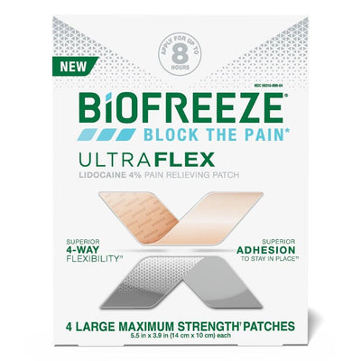 Biofreeze UltraFlex Large Maximum Strength Lidocaine Patches