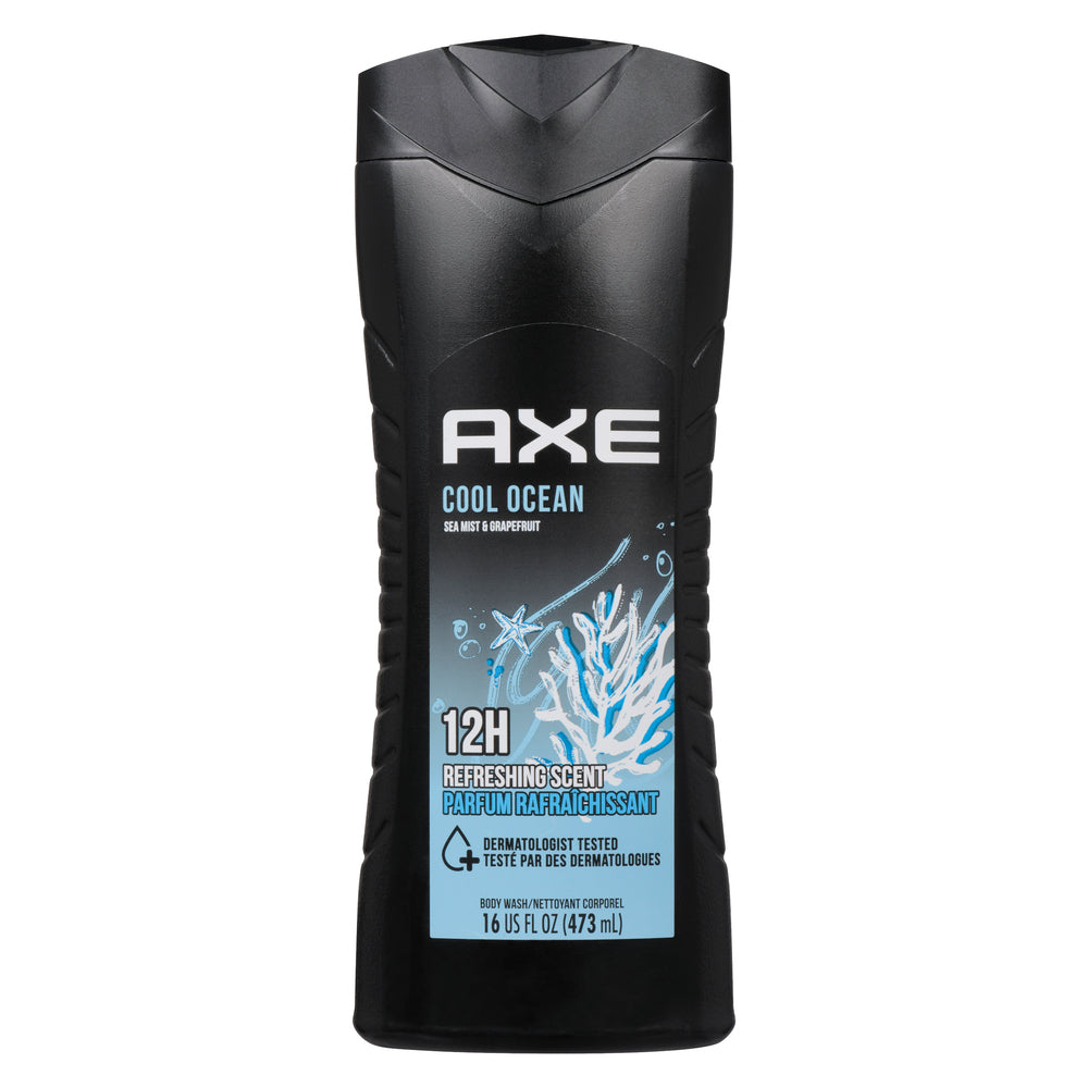 Axe Cool Ocean Body Wash for Men - 473 mL