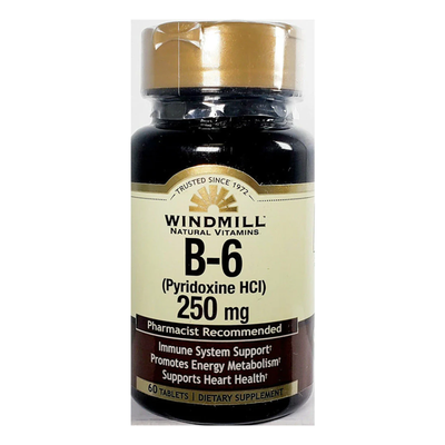 Windmill Vitamine B6 (250 Mg) - 60 Comprimés