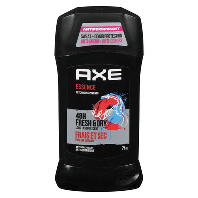 AXE Deodorant Stick for Men, Invisible Solid Essence, 2.7 oz