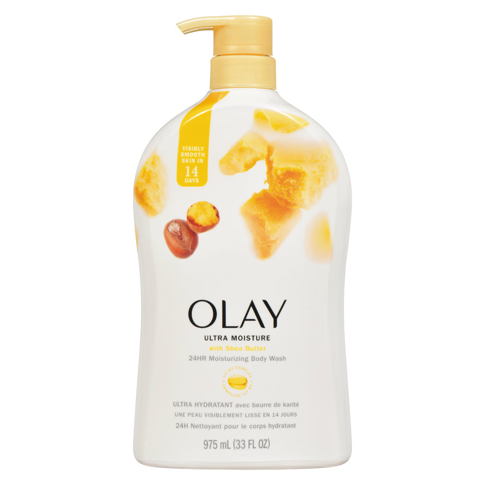 Olay Ultra Moisture Body Wash con Dispensador - Manteca de Karité - 30 Fl Oz