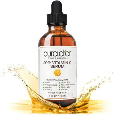 Pura D'or 20% Vitamin C Serum - 4 Oz