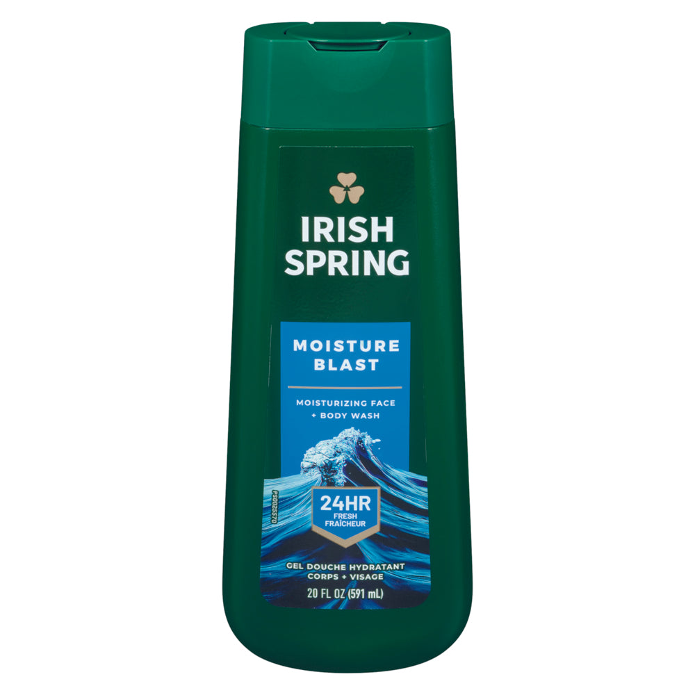 Gel douche Irish Spring Moisture Blast pour hommes - 20 Fl Oz