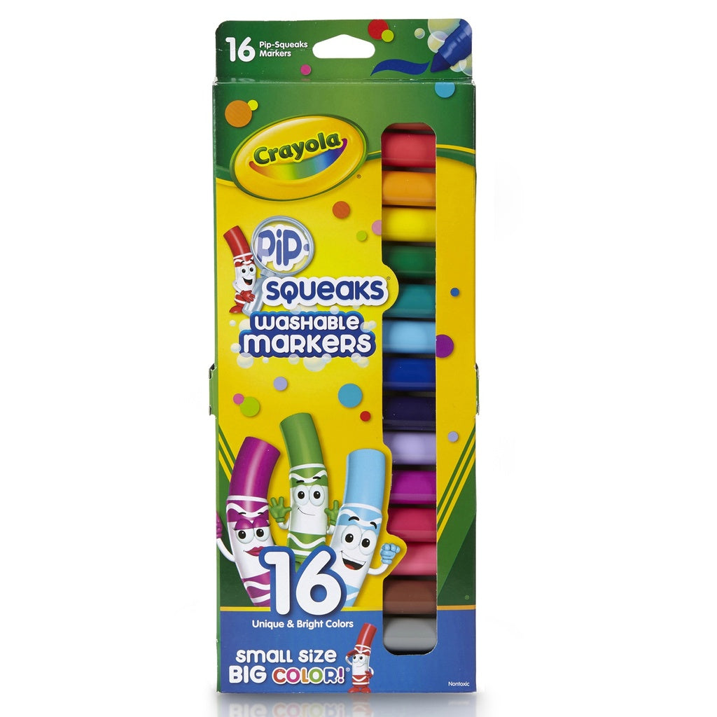 Marcadores Lavables Crayola Pip-Squeaks Skinnies, 16 Contenido