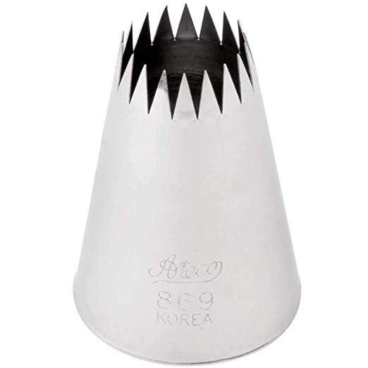 Punta de Metal Estrella Francesa para Diseños de Glaseado Elegantes