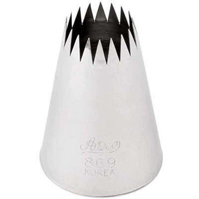 French Star Metal Tip for Elegant Icing Designs