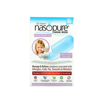 Système de lavage nasal Nasopure de Dr. Hana - Kit Little Squirt