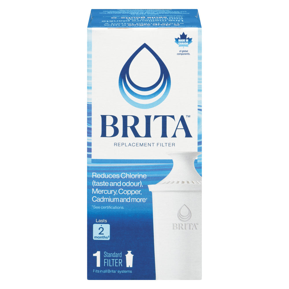 Brita Standard Water Filter Replacement for Pitchers & Dispensers