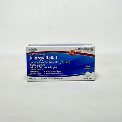 Camber Allergy Relief Loratadine 10 Mg - 100 Tablets