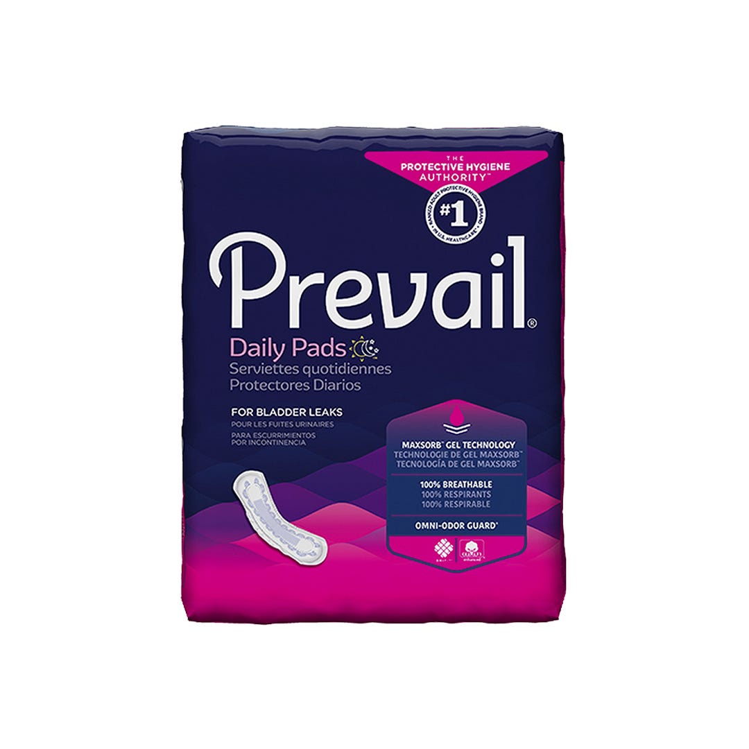 Prevail Bladder Control Pads - Absorbencia Moderada, Larga