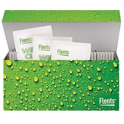 Toallitas Flents Wipe N Clear para lentes - Patrones de caja surtidos