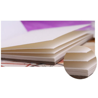 New 12 Sheet A5/A6 Watercolor Sketchbook Paper for Drawing Painting Color Pencil Book School Art Supplies High Quality - Korvel