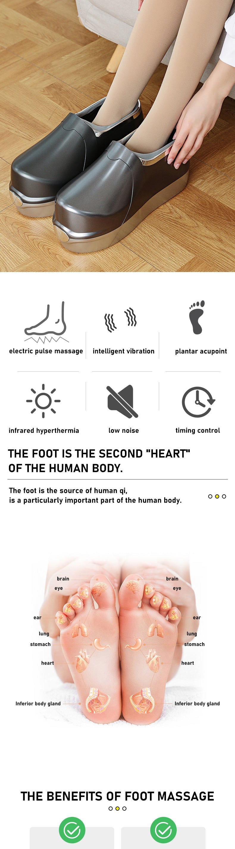 Multifunctional massage shoes Sole acupoint massage shoes - Korvel