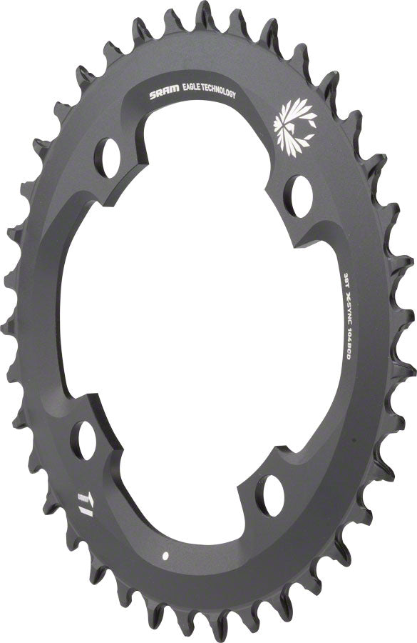 SRAM X-Sync 2 Eagle Chainring - 38 Dents 12 Vitesses Noir