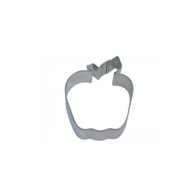 Apple-Shaped Cookie Cutter - 4" Tin Design