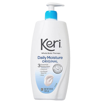 Loción Hidratante Diaria Keri Whole Body Therapy con Aloe - 20 Oz